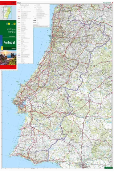 Mapa Portugalia 1:500 000