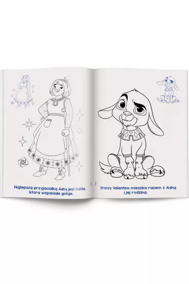 Disney �yczenie. Kolorowanka z naklejkami
