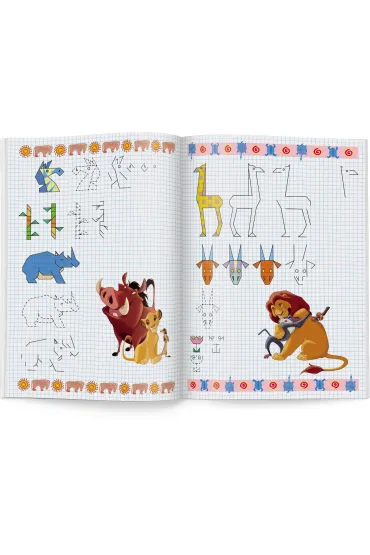 Disney uczy Mix Rysujemy po kratkach UKR-9302