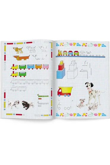 Disney uczy Mix Rysujemy po kratkach UKR-9302