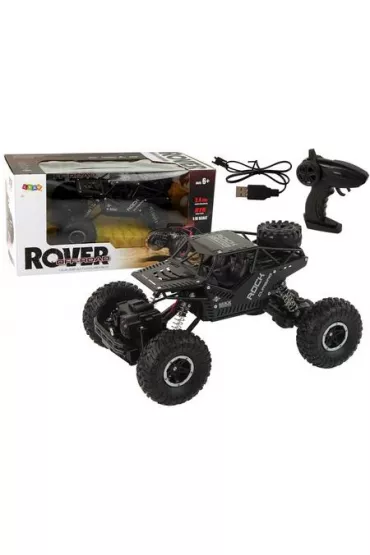 Auto R/C Rover 1:16 czarne LeanToys