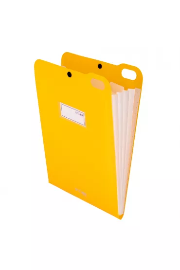 WPC Organizer pionowy Strigo A4 z 5 przek�adkami neonowy pomara�czowy