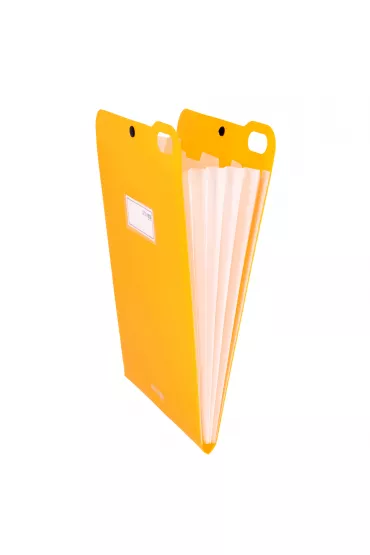 WPC Organizer pionowy Strigo A4 z 5 przek�adkami neonowy pomara�czowy