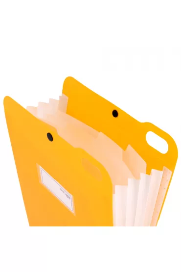 WPC Organizer pionowy Strigo A4 z 5 przek�adkami neonowy pomara�czowy