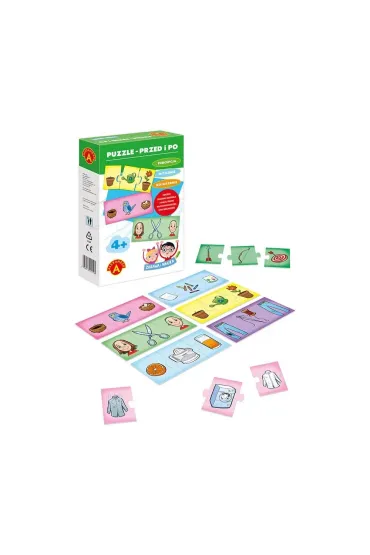Puzzle Zabawa i nauka. Przed i po Alexander