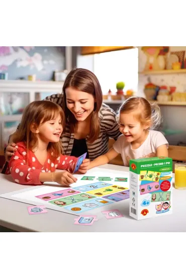 Puzzle Zabawa i nauka. Przed i po Alexander