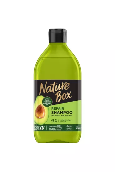 Nature Box Avocado Oil szampon do w�os�w zniszczonych z olejem z awokado 385 ml