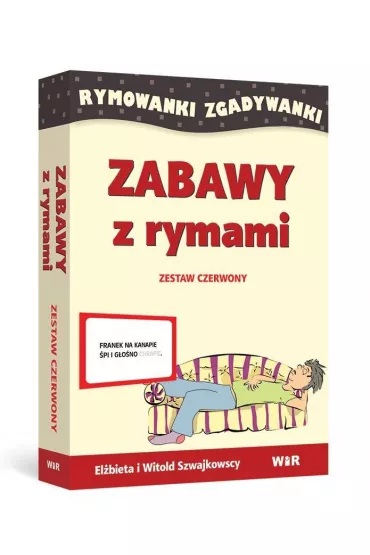 Zabawy z rymami. Rymowanki zgadywanki. Zestaw czerwony - El�bieta i Witold Szwajkowscy