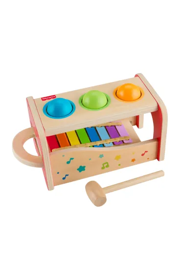 Fisher-Price. Drewniane cymba�ki z przebijakiem