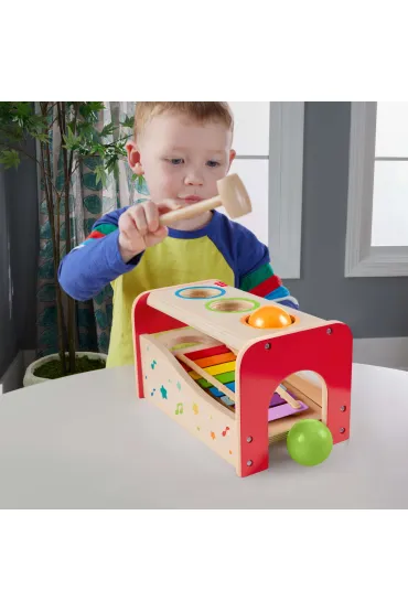 Fisher-Price. Drewniane cymba�ki z przebijakiem