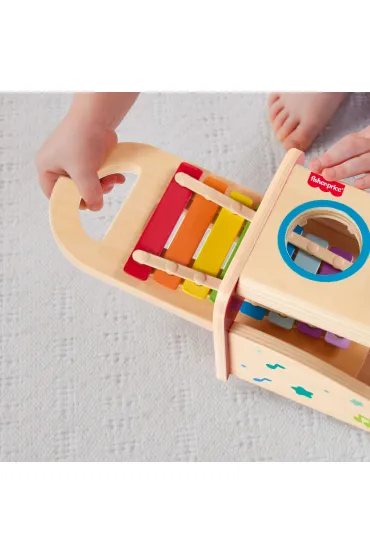 Fisher-Price. Drewniane cymba�ki z przebijakiem