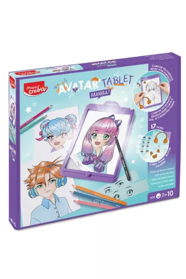 Pod�wietlana tablica Avatar Studio Manga Maped