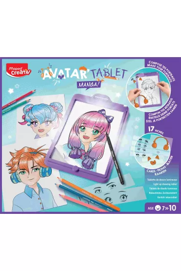 Pod�wietlana tablica Avatar Studio Manga Maped