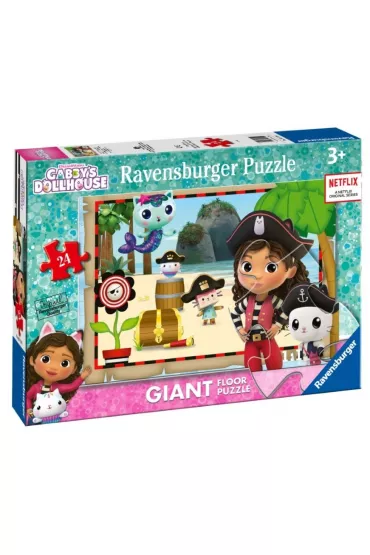 Puzzle dla dzieci 24 Koci Domek Gabi 2 Giant Ravensburger