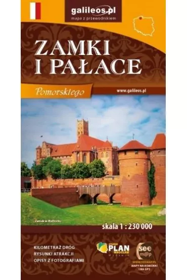 Zamki i pa�ace Pomorskiego 1:230 000