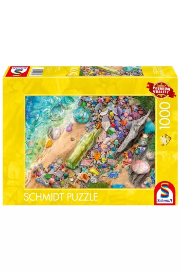 Puzzle 1000 el. PQ Skarby z pla�y Schmidt