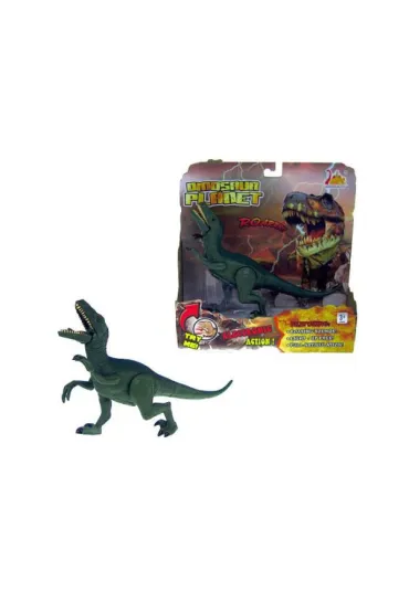 Velociraptor �wiat�o i d�wi�k 25cm