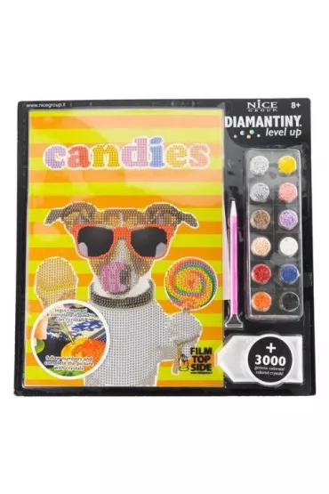 Mozaika diamentowa Level Up - Pies Candies Russell