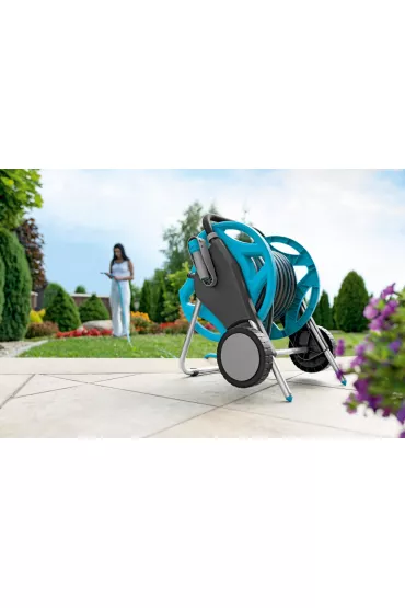 Cellfast W�zek Discover 1/2" + W�� ogrodowy + Szybkoz��cza + Zraszacz pistoletowy zestaw