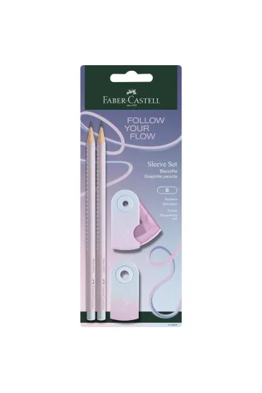 Faber-Castell Zestaw o��wk�w z temper�wk� i gumk� FABER CASTEL
