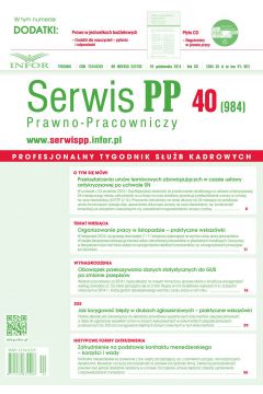 ePrasa Serwis Prawno-Pracowniczy 40/2014