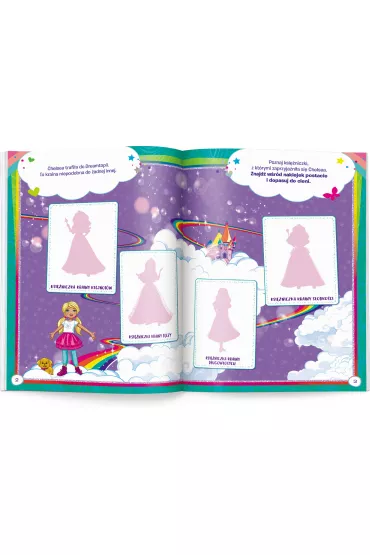 Barbie dreamtopia 100 Brokatowych naklejek