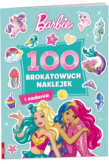 Barbie dreamtopia 100 Brokatowych naklejek