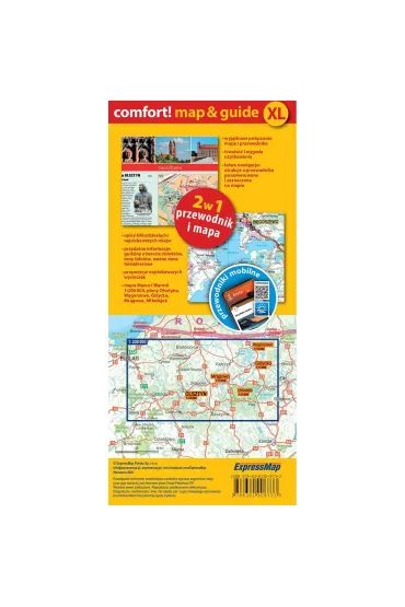 Mazury i Warmia map&guide XL PL laminat 2023