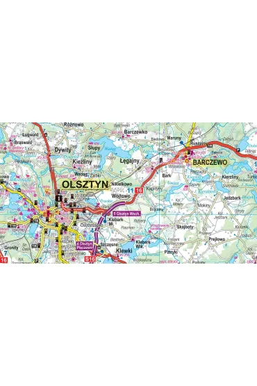 Mazury i Warmia map&guide XL PL laminat 2023