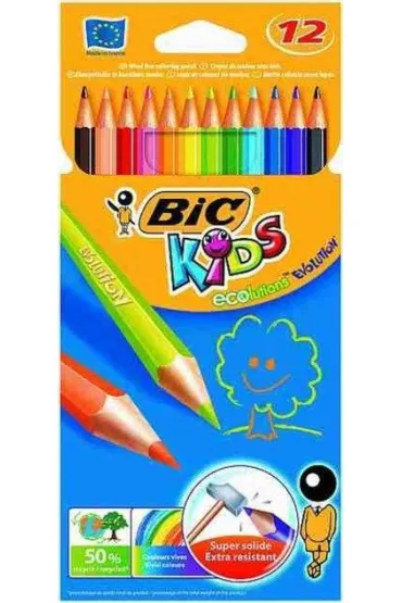Bic Kredki o��wkowe Evolution Stripes 12 szt.