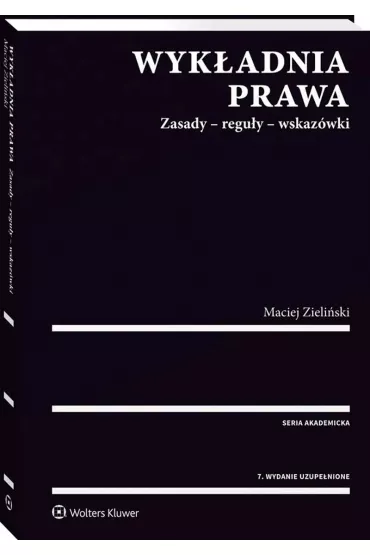 Wyk�adnia prawa - Maciej Zieli�ski