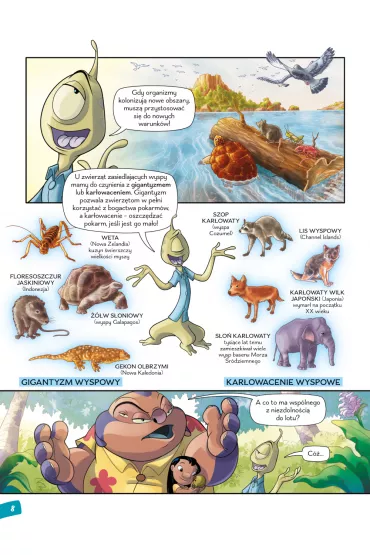 Nauka z komiksem Ro�liny i zwierz�ta. Genetyka i ewolucja. Tom 2 - Denise  Shimabukuro, Piero Genovesi, Silvia  Bencivelli