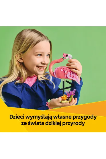 LEGO Creator 3 w 1 Dzikie zwierz�ta: r�owy flaming 31170