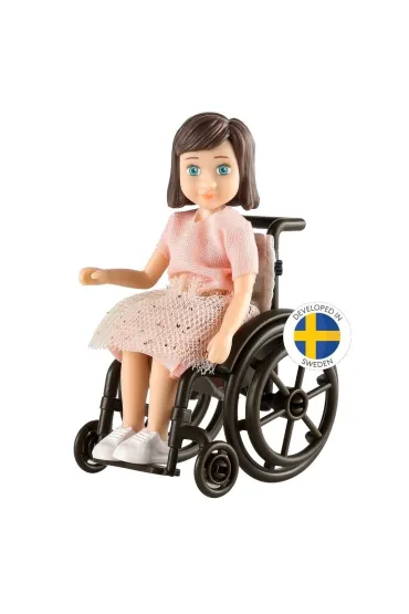 Lalka na w�zku inwalidzkim Micki