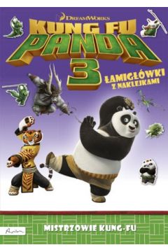 Dream Works. Kung Fu Panda 3. Mistrzowie kung-fu. amigwki z naklejkami