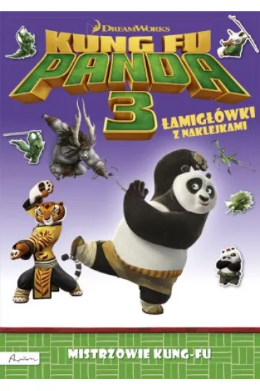 Dream Works. Kung Fu Panda 3. Mistrzowie kung-fu. �amig��wki z naklejkami