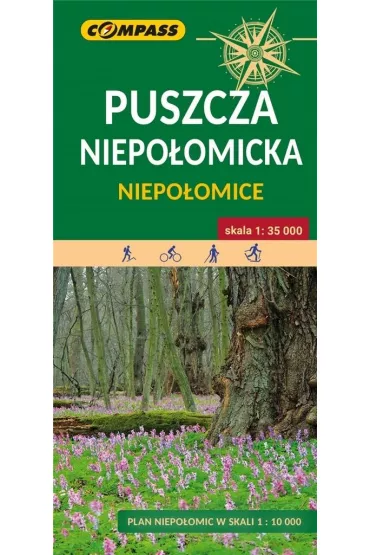 Mapa turystyczna Puszcza Niepo�omicka 1: 35 000