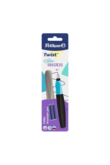 Pelikan Pi�ro wieczne Twist Color Blocking Stal. M szare + naboje