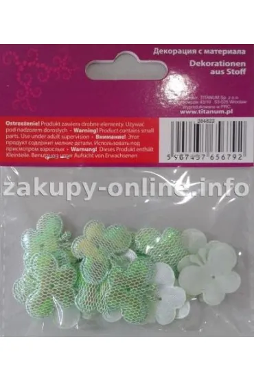 Titanum Dekoracje materia�owe motyle zielone 30szt (F003) %BPZ *