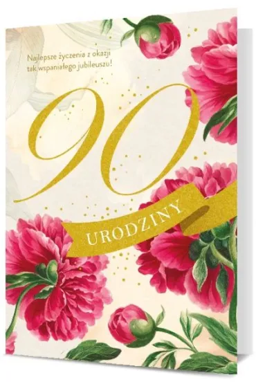 Pan Dragon Karnet Urodziny 90 B6-1909
