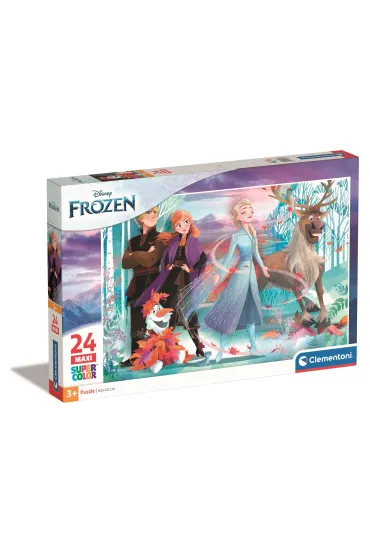 Puzzle 24 el. Maxi SuperColor. Frozen 2 Clementoni