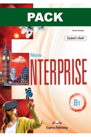 New Enterprise B1. Podr�cznik papierowy + DigiBook (kod) (edycja polska) - Jenny Dooley