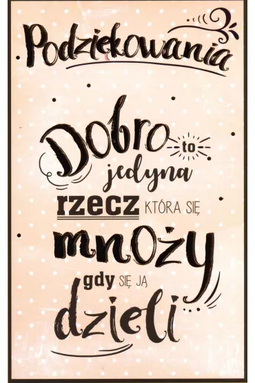 AbCard Kartka okoliczno�ciowa Dzi�kuj� U59