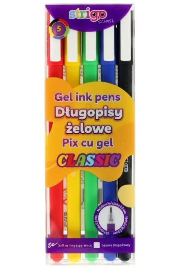 Strigo D�ugopis �elowy 5 kolor�w 5 szt.