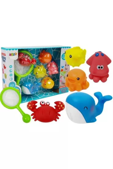 Zestaw do k�pieli zwierz�tka wodne LeanToys