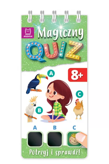 Ksi��ka Magiczny quiz 8-latka. Potrzyj i sprawd�! - Anna Podg�rska