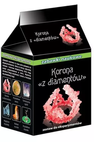 Hodowla kryszta��w. Korona z diament�w