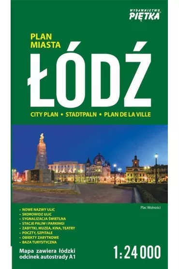 ��d� 1:24 000 plan miasta PI�TKA - Katarzyna Zychla