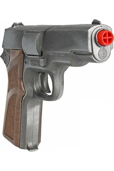 Metalowy pistolet na kapiszony 8 strzaw Gonher