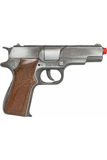 Metalowy pistolet na kapiszony 8 strzaw Gonher